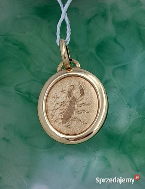 20 Wisiorek Złoty 585 Znak Zodiaku SKORPION Biżuteria dla Pań Poznań