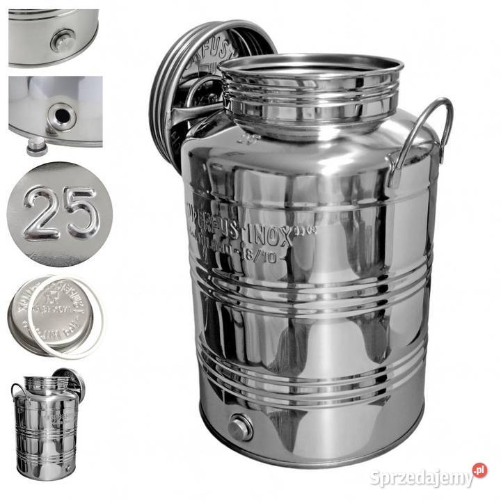 Beczka bańka nierdzewna antałek inox 25L bimber Siemianowice Śląskie