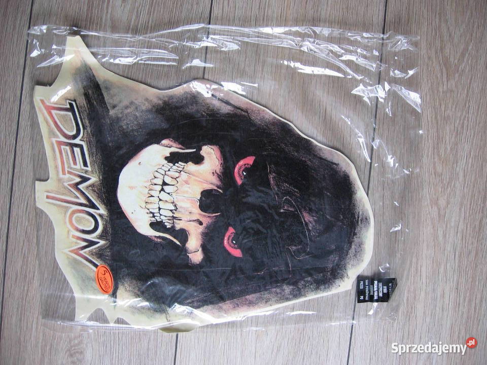 DEMON stara naklejka nalepka z PRL Fiat 125p Gadgety motoryzacyjne Akcesoria samochodowe Przemyśl