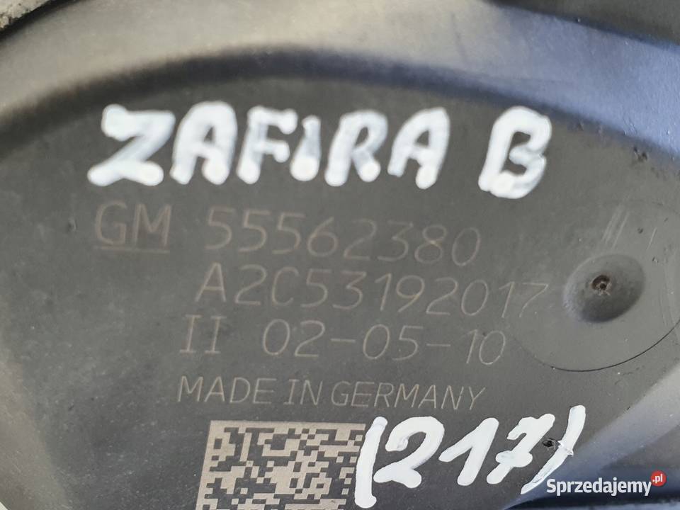 PRZEPUSTNICA Opel Zafira B 18 16V 55562380 lubelskie Chełm