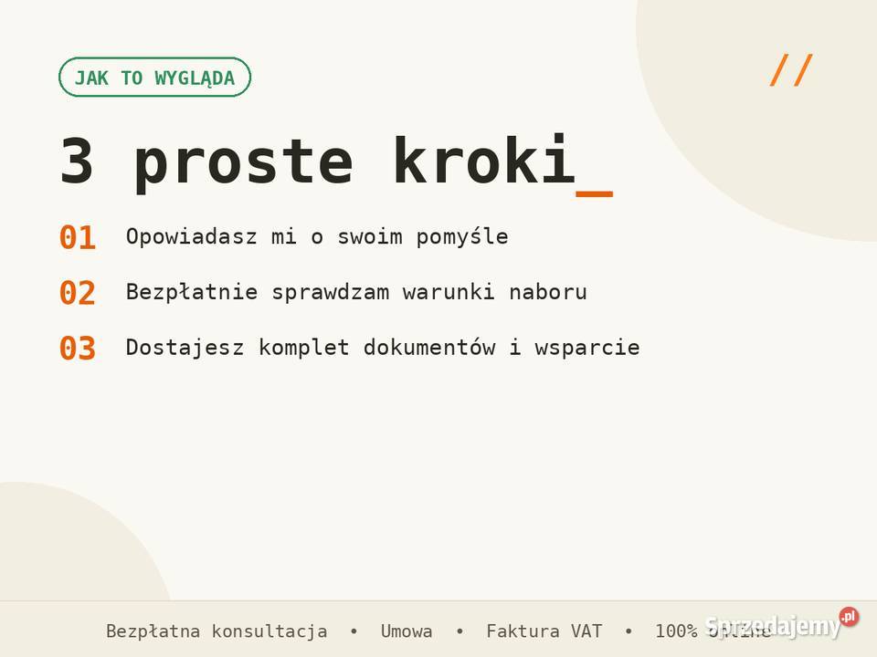 Pisanie wniosków o dotacje i biznesplanów PUP Warszawa