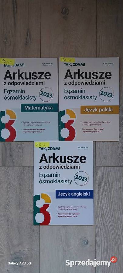 Arkusze egzamin ośmioklasisty Polski Matematyka Marki