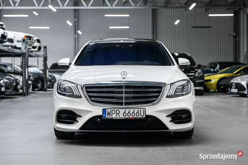 Mercedes S 400 Dociągi Head Up Burmester elektrycznie ustawiane fotele Węgrzce