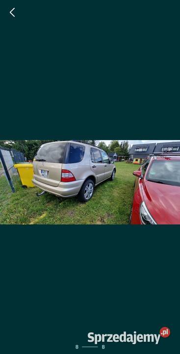 Mercedes ML W163 32 BEN ZADANY nieuszkodzony Szymbark sprzedam