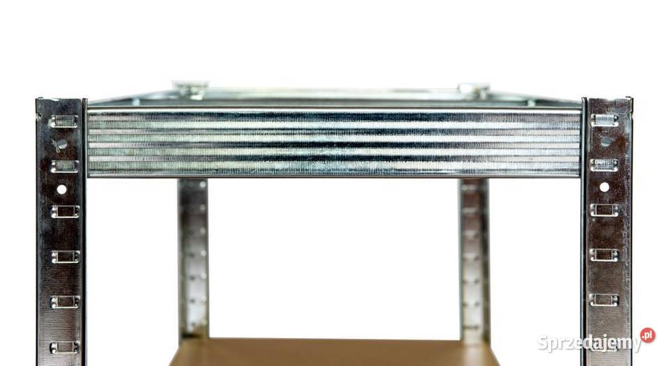 Regał magazynowy metalowy 2w1 5 półek 150x75x30 Poznań