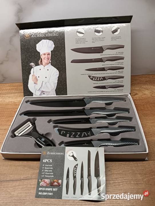 Zestaw wysokiej jakości szwajcarskich noży Murowana Goślina sprzedam