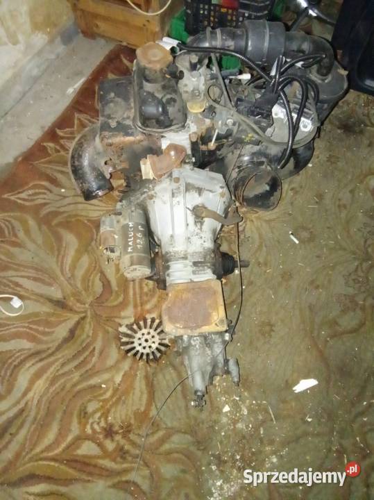 Silnik Fiat 126p Maluch gaźnik zderzak chrom Elbląg