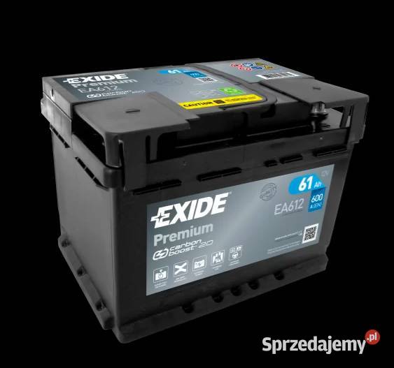 Akumulator Exide Premium 61Ah 600A PRAWY PLUS Braniewo