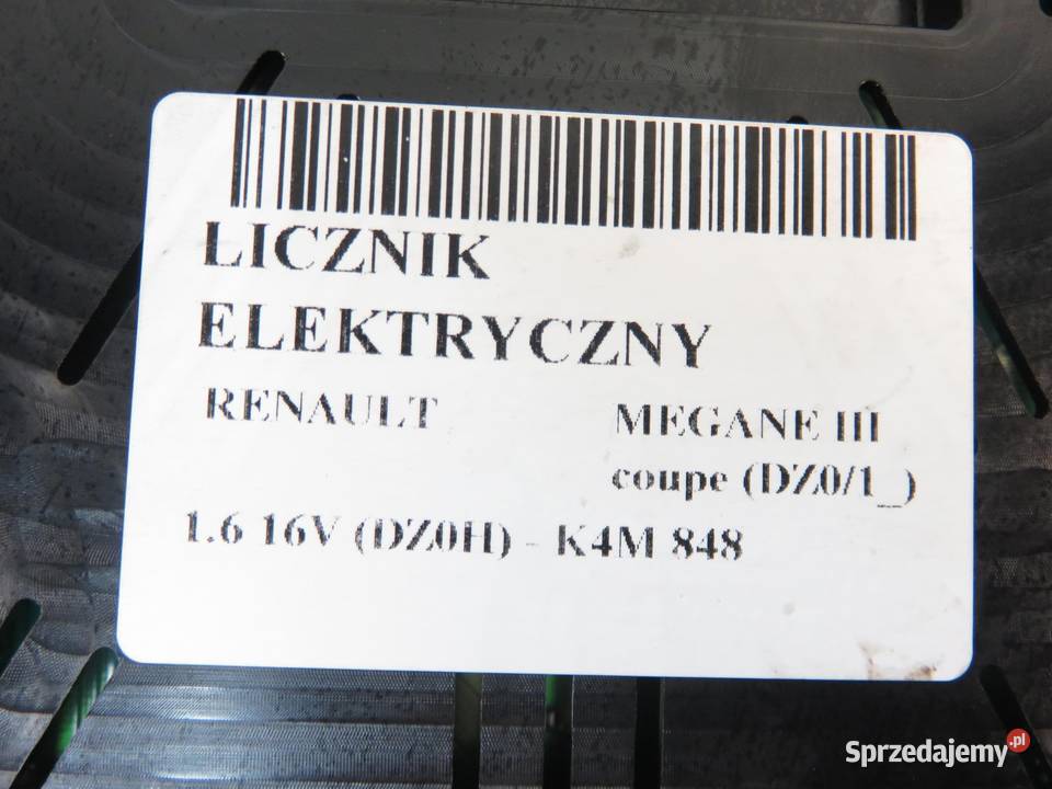 LICZNIK RENAULT MEGANE III 16 16V A2C53363613 Liczniki i zegary