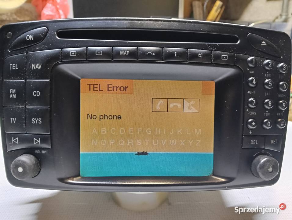 Mercedes w203 w209 radio nawigacja CD sprzedam