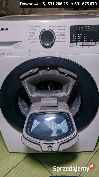 Pralka Samsung 7 AdWash 1400 obrmin transport kujawsko-pomorskie Dobrzyń nad Wisłą