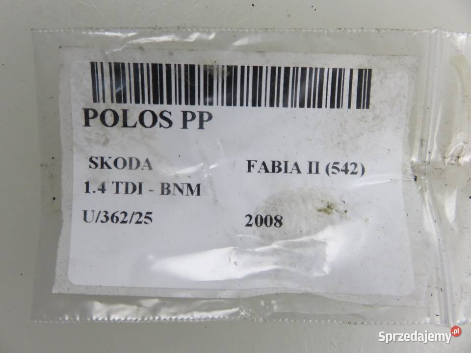PÓŁOŚ PRAWA SKODA FABIA II 14 TDI