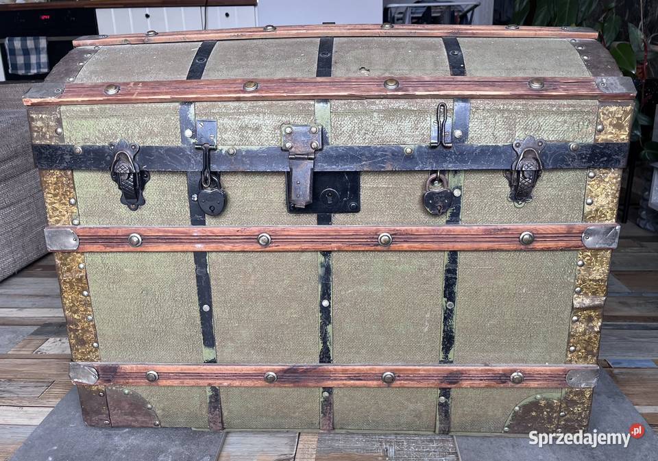 Skrzynia kufer renowacja antyk Gdańsk