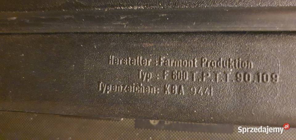 Szyberdach uniwersalny Farmont F600 Katowice