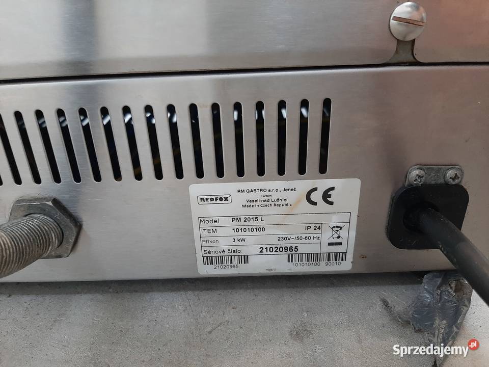 Syndyk sprzeda grill kontaktowy RedFox RM Gastro AGD drobne mazowieckie