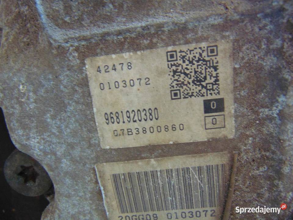 SKRZYNIA BIEGÓW AUTOMAT 20GG09 407 27 HDI