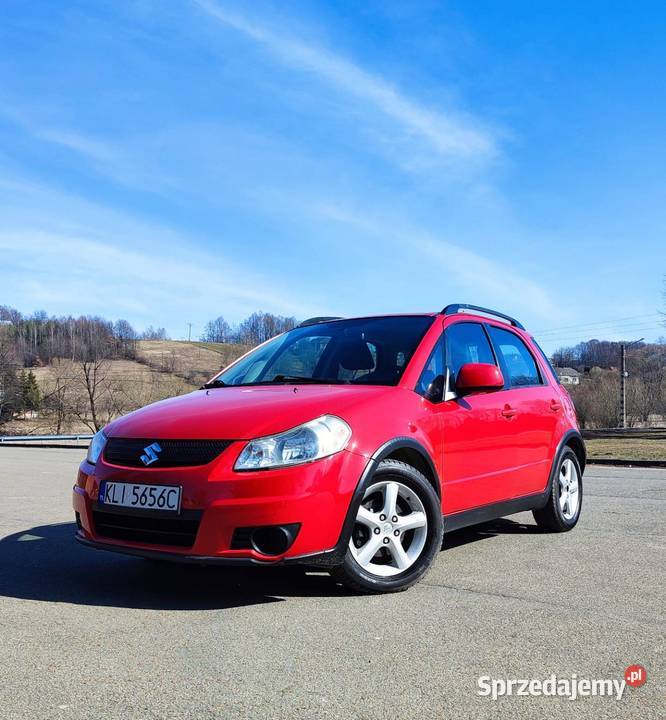 Ładny Suzuki SX4 20 benzyna z gazem 4x4 automat zmieniarka CD podkarpackie Domaradz sprzedam