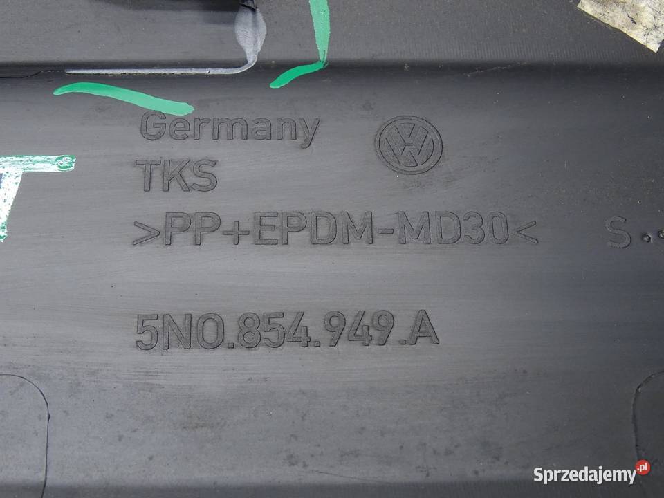 LISTWA DRZWI LEWY TYŁ LEWA TYLNA 5N0854949A VW