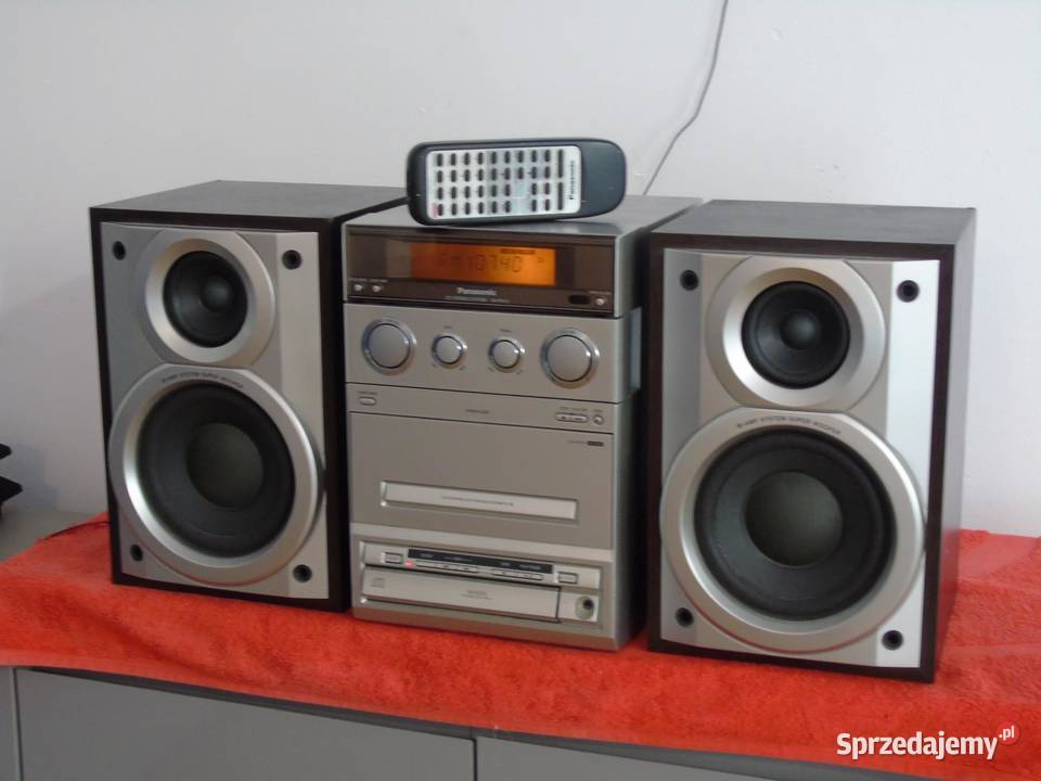 Wieża Panasonic SAPM15 pilot CD AUX kol DOSTAWA Jasło