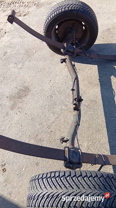 Oś fiat Doblo belka resor przyczepka Piła Druga