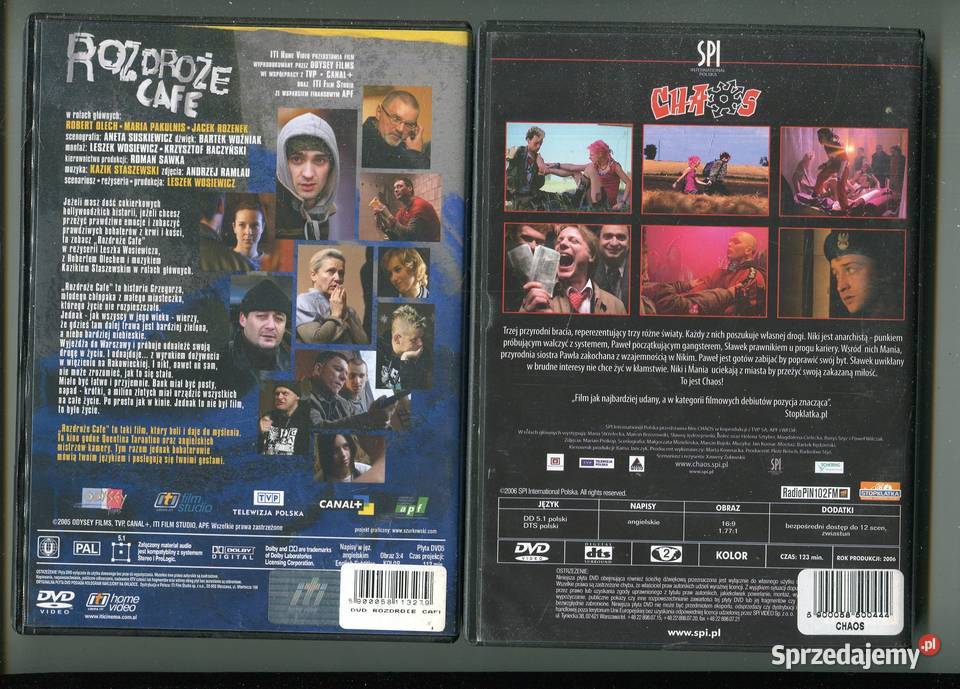 Chaos Rozdroże Cafe 2 Filmy DVD DVD Szczecin