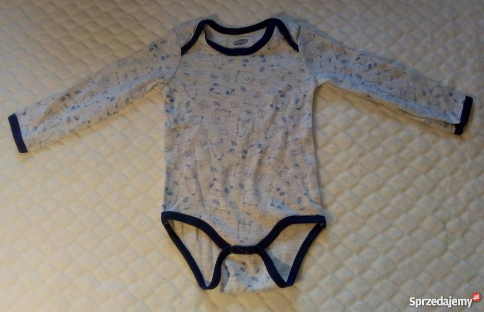 Body długi rękaw misie listki pandy liski 74 Rozmiar 74 Rogoźnik