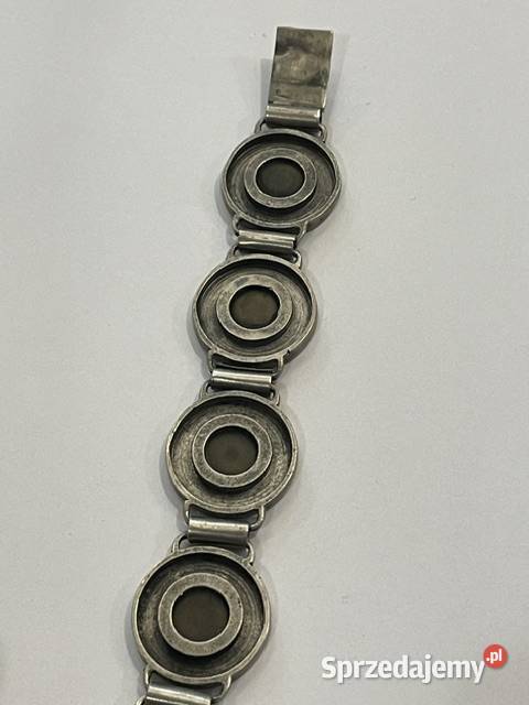 Srebrna bransoletka próby 36g Kraków sprzedam