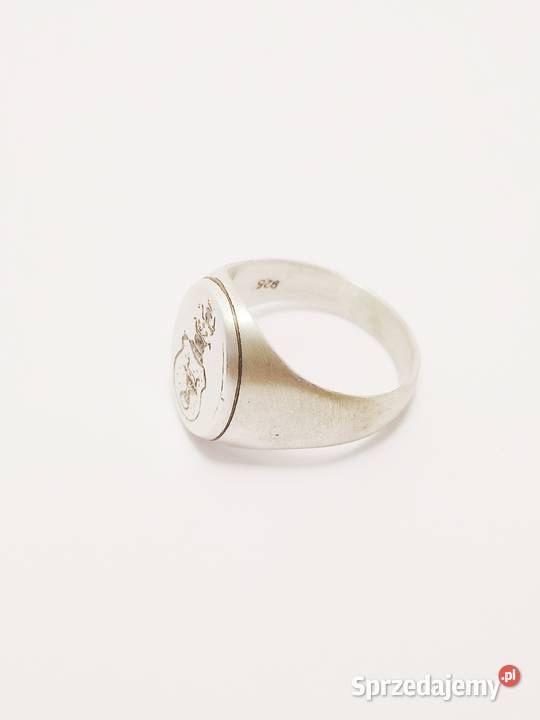 Srebrny sygnetvz herbem Wieniawa Wrocław