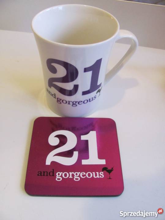 Prezent na 21 urodziny kubek kieliszek do Zamość