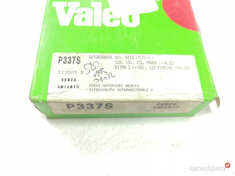 KLOCKI VALEO TYŁ PRZÓD 127 STRADA I 131 132 X