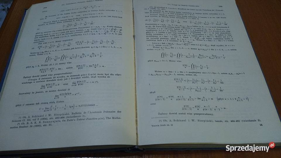 Teoria liczb cz 2 Monografie Matematyczne 38 Gdańsk sprzedam