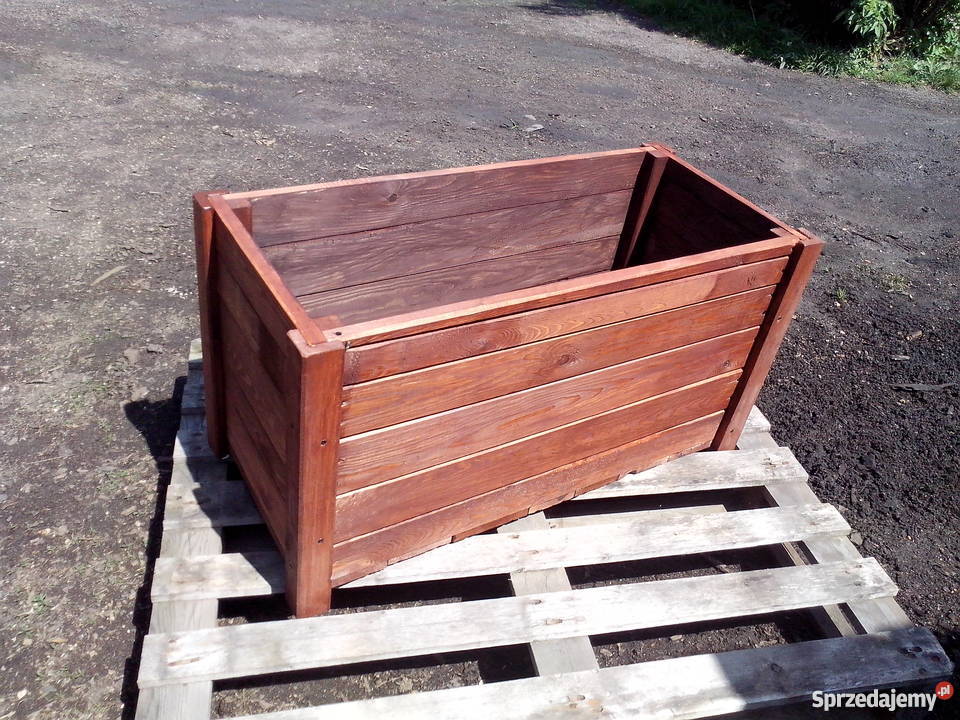 doniczka drewniana Woźniki