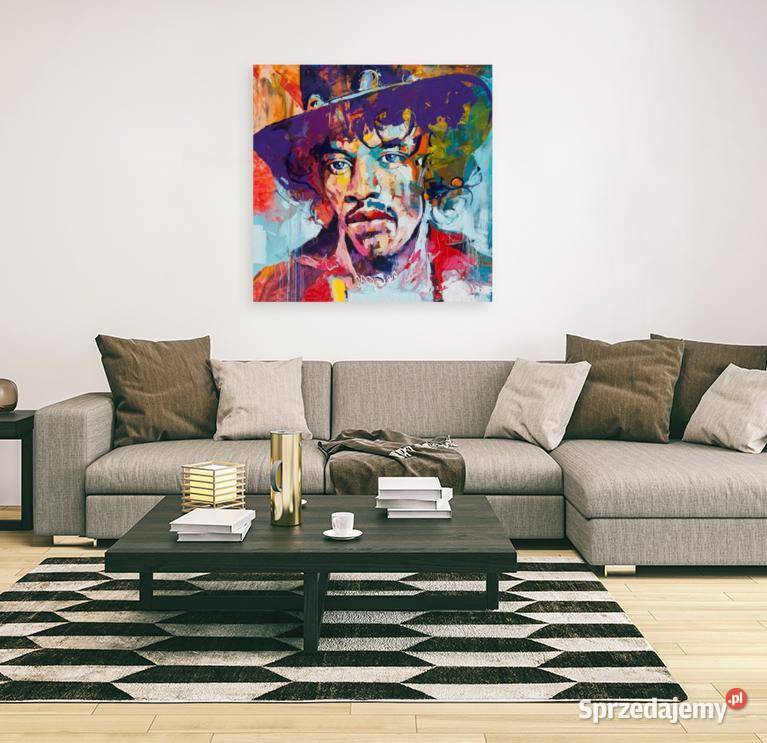 Obraz 100x100 Jimi Hendrix gitara fender małopolskie sprzedam