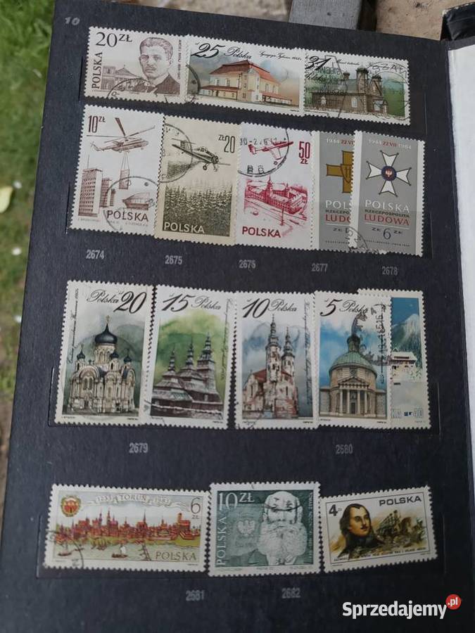 Znaczki PRL 19821983r z klaserem