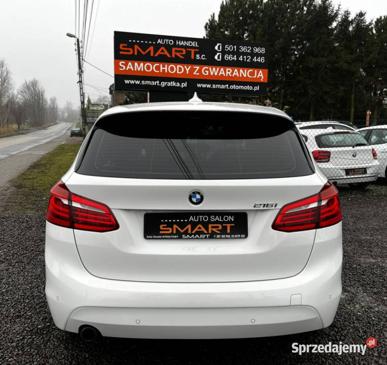 BMW 216 Benzyna Climatronic Podgrzewane Fotele biały