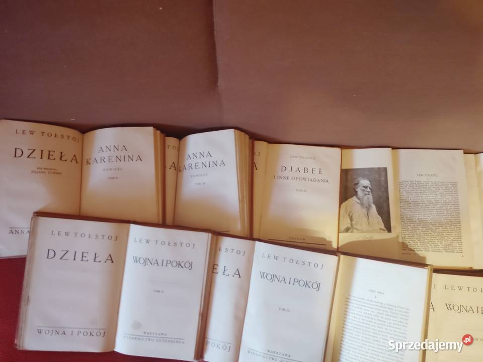 Szieła LTołstoja 128 14 vol Wyd GutenbergaWwa Iwno sprzedam
