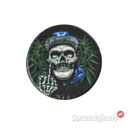 Młynek do Tytoniu Suszu Czarny z Kościotrupem śląskie Ostrowy nad Okszą