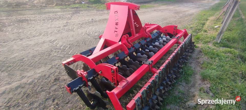 Brona talerzowa 3m agregat talerzowy talerzówka nieuszkodzony Wartkowice sprzedam