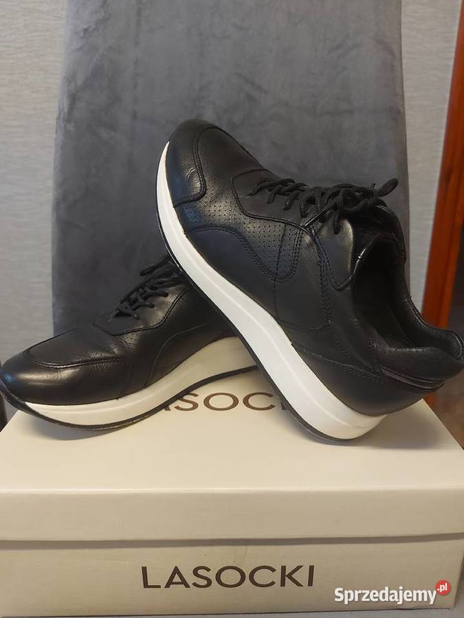 Buty sportowe sneakersy półbuty Lasocki skóra małopolskie Olkusz