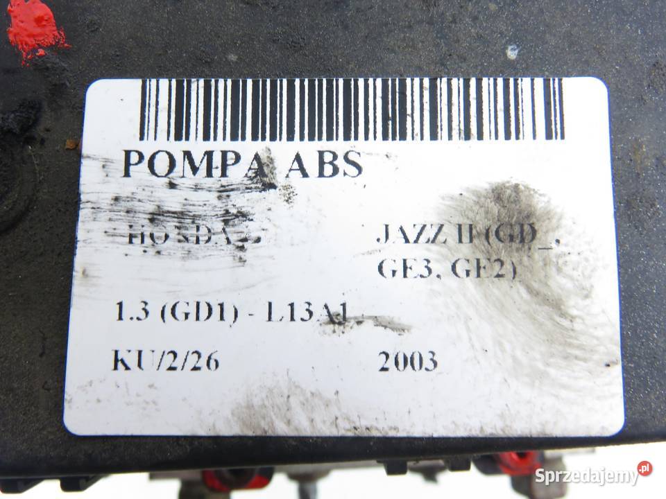 POMPA ABS HONDA JAZZ II A4044001296