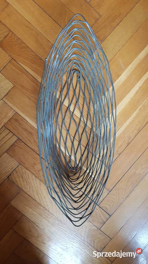 Duży metalowy kosz czarny Myszków sprzedam