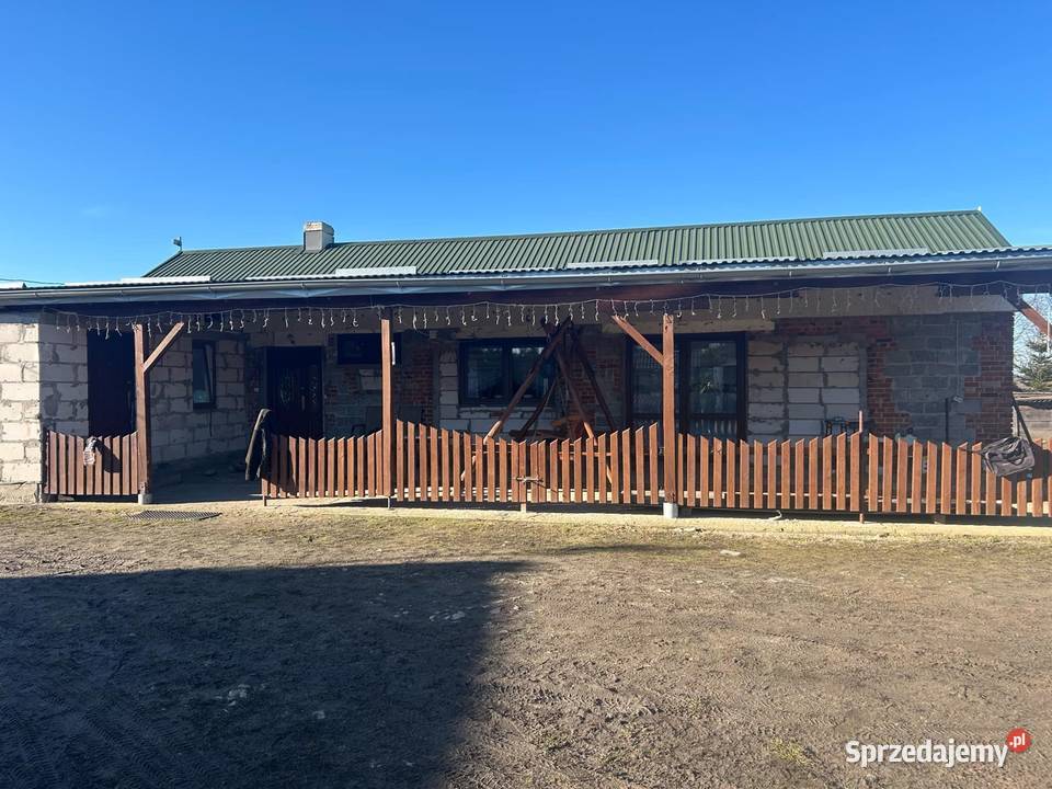 Działka 31 arów dom mieszkalny 120 m2 plus Sprzedaż Miedniki