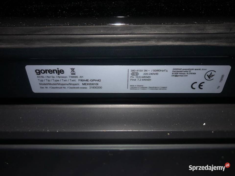 Kuchenka indukcyjna gorenje 60 Jędrzejów