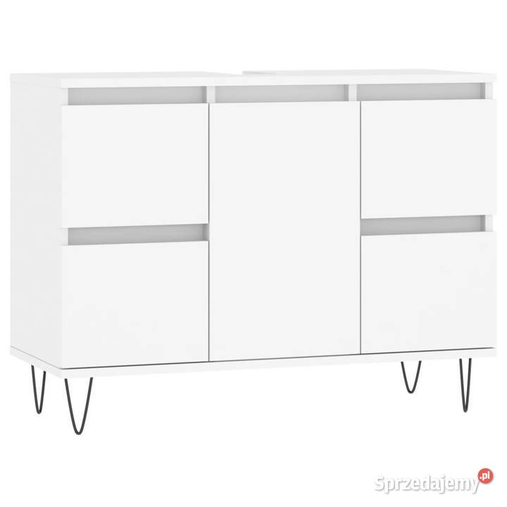 Szafka łazienkowa biała 80x33x60 materiał Warszawa