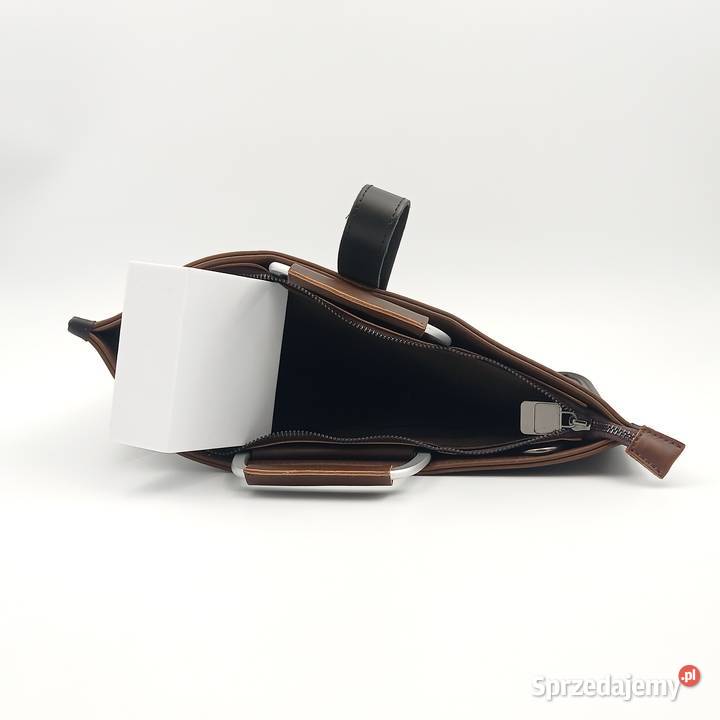 Teczka aktówka torba biznesowa skórzana na ramie Zawiercie