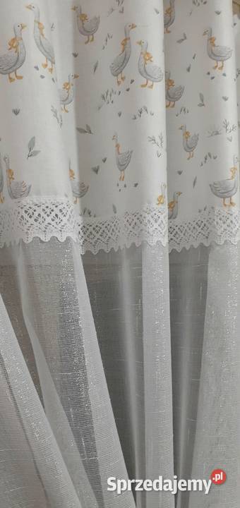Firanki zasłonki dekoracyjne gąski Mława sprzedam