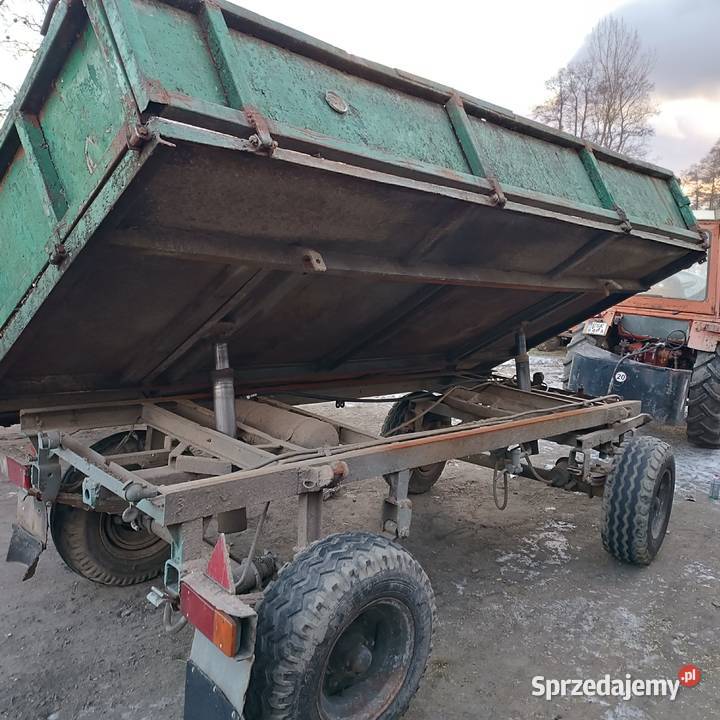 Przyczepa wywrotka d35 nieuszkodzony łódzkie Uniejów