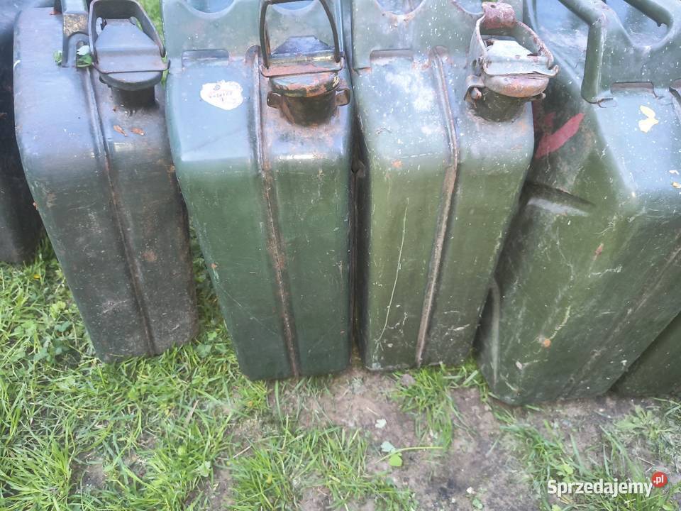 Kanistry metalowe 20 15 10 5 l podlaskie Białystok sprzedam