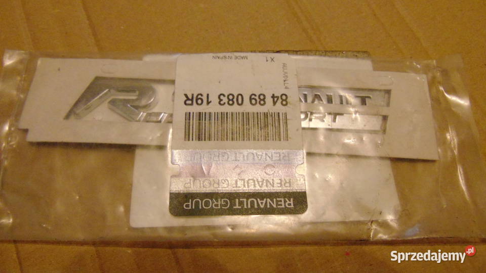 Znaczek logo emblemat Renault SPORT 848908319R Białystok