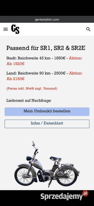 Silnik elektryczny do Simson SR2 SR1